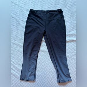 GAP Ombré Black Leggings with Elastic Waistband and Stretch Fit